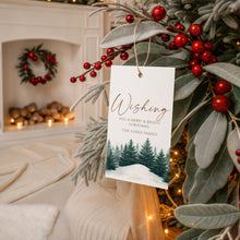 Load image into Gallery viewer, 2033 Wishing Merry & Bright Christmas Gift Tags, Printable Teacher Appreciation Thank You, Digital Download