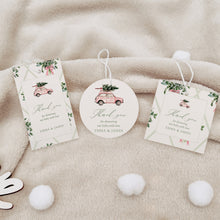 Load image into Gallery viewer, 2024 Winter Baby Shower Favor Tag Template, Christmas Baby Shower Thank You Tags Printable, Holiday Baby Shower Gift Tag Set Editable