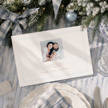 Load image into Gallery viewer, Baby's First Christmas Card Template | Editable Minimalist Photo Card 0809