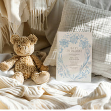 Load image into Gallery viewer, Corjl editable blue tolie de jouy baby in bloom 2015