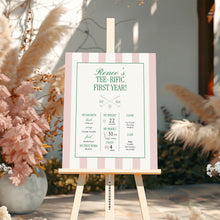 Load image into Gallery viewer, 0311 pink let's par tee milestone template