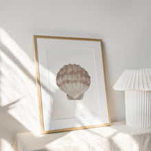 Load image into Gallery viewer, Coastal beige sea shell 5 art print 07-119