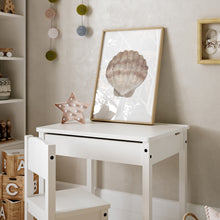 Load image into Gallery viewer, Coastal beige sea shell 5 art print 07-119