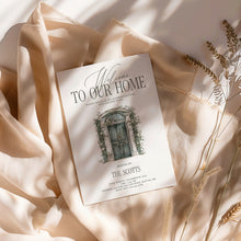 Load image into Gallery viewer, 2035 Welcome to our home Housewarming Party Invite, Moving Announcement, Editable template, Digital Download