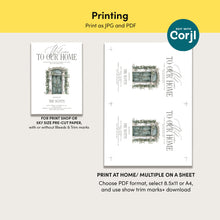 Load image into Gallery viewer, 2035 Welcome to our home Housewarming Party Invite, Moving Announcement, Editable template, Digital Download