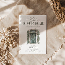 Load image into Gallery viewer, 2035 Welcome to our home Housewarming Party Invite, Moving Announcement, Editable template, Digital Download