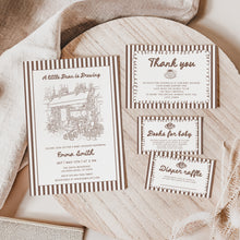 Load image into Gallery viewer, Baby Shower Bundle, Baby Is Brewing Cafe Theme Editable Template Set 2044