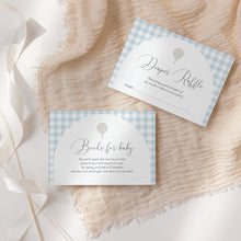 Load image into Gallery viewer, Editable Blue Golf Baby Shower Invitation Mini Set