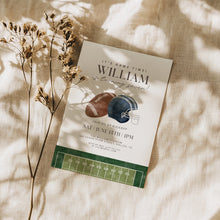 Load image into Gallery viewer, 0325 Game Time Football Birthday Invitation Template, Editable Digital Download