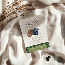 Load image into Gallery viewer, 0325 Game Time Football Birthday Invitation Template, Editable Digital Download