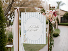 Load image into Gallery viewer, 03081 blue silly goose welcome sign