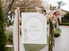 Load image into Gallery viewer, 03082 pink silly goose welcome sign