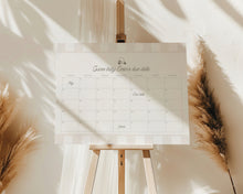 Load image into Gallery viewer, Editable Neutral color baby shower baby arrival due date sign template 0207