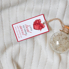 Load image into Gallery viewer, 08012 Red Heart Valentine's Day Favor Tag teamplte, Sweet Treat, Digital Download