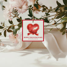 Load image into Gallery viewer, 08012 Red Valentine Printable Heart Gift Tag Template, Digital Download