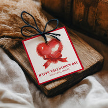 Load image into Gallery viewer, 08012 Red Valentine Printable Heart Gift Tag Template, Digital Download