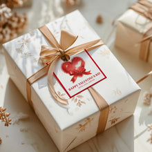 Load image into Gallery viewer, 08012 Red Valentine Printable Heart Gift Tag Template, Digital Download