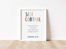 Load image into Gallery viewer, set of 9 boho the fruit of the spirit art prints 07-144