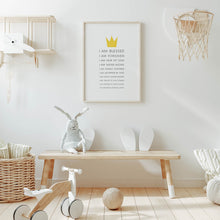 Load image into Gallery viewer, Watercolor Christian kids bible affirmation art print 07-86