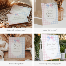 Load image into Gallery viewer, Blue or Pink Gender Reveal Party Template Bundle 2014
