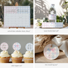 Load image into Gallery viewer, Blue or Pink Gender Reveal Party Template Bundle 2014