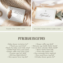Load image into Gallery viewer, Golf Baby Shower Bundle Teddy Bear Preppy New to the Club Boy Shower Template 2041