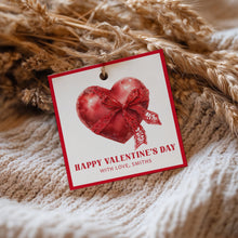 Load image into Gallery viewer, 08012 Printable Happy Valentine’s Day Gift Tag Template, Digital Download