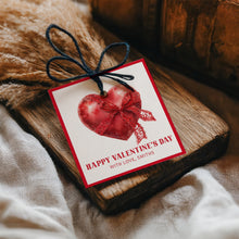 Load image into Gallery viewer, 08012 Printable Happy Valentine’s Day Gift Tag Template, Digital Download