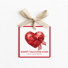 Load image into Gallery viewer, 08012 Printable Happy Valentine’s Day Gift Tag Template, Digital Download