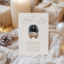 Load image into Gallery viewer, 2033 Christmas Party Nativity Baby Jesus Glory to the Newborn King Invite, Digital Download