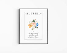 Load image into Gallery viewer, Flower Beatitudes set of 9 art prints