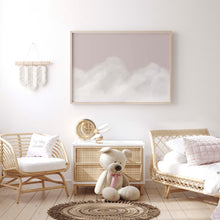 Load image into Gallery viewer, Watercolor pink sky art print 07-164