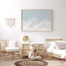 Load image into Gallery viewer, Watercolor blue sky art print 07-164