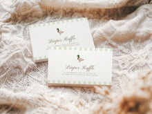 Load image into Gallery viewer, Green mallard duck baby shower party mini set 2012