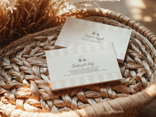 Load image into Gallery viewer, Editable Neutral Golf cart Baby Shower invitation mini set 0207