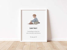 Load image into Gallery viewer, set of 9 fruit of the spirit in German 07-192