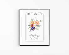 Load image into Gallery viewer, Flower Beatitudes set of 9 art prints
