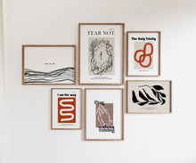 Load image into Gallery viewer, Set of 6 Modern bible verse gallery wall art prints
