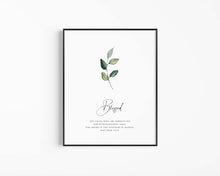 Load image into Gallery viewer, Greenery Beatitudes set of 8 art prints