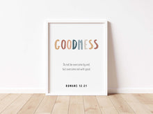 Load image into Gallery viewer, set of 9 boho the fruit of the spirit art prints 07-144