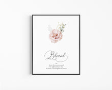 Load image into Gallery viewer, Pink Beatitudes set of 8 art prints