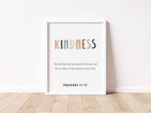 Load image into Gallery viewer, set of 9 boho the fruit of the spirit art prints 07-144