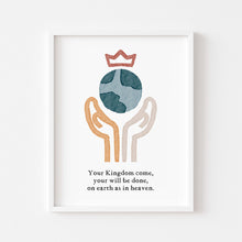 Load image into Gallery viewer, set of 6 boho Christian boho the lords prayer art prints 01-196