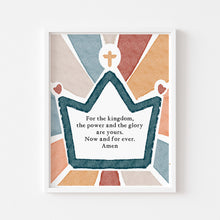 Load image into Gallery viewer, set of 6 boho Christian boho the lords prayer art prints 01-196