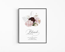 Load image into Gallery viewer, Pink Beatitudes set of 8 art prints