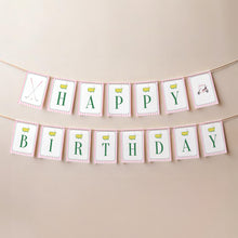 Load image into Gallery viewer, 0313 pink golf birthday decoration template
