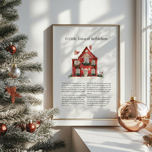Load image into Gallery viewer, Red Green Christian Christmas Bible Verse Wall Art (Choose your Print) 13-221