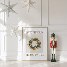 Load image into Gallery viewer, Set of 6 Neutral Yellow Christian Christmas Wall Art Bundle 13-225