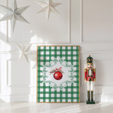 Load image into Gallery viewer, Set of 6 Red Green Christian Christmas Wall Art Bundle 13-222