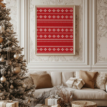 Load image into Gallery viewer, Red Green Christian Christmas Bible Verse Wall Art Print (Choose your Print) 13-212